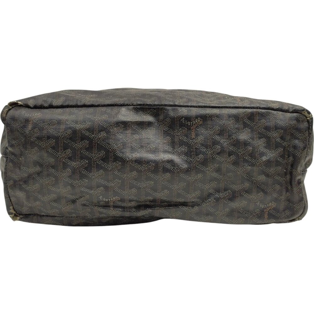 864450BV (S6) Goyard Tote Bag Black PVC - Picture 3 of 9